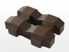 廣東棕色井字植草磚