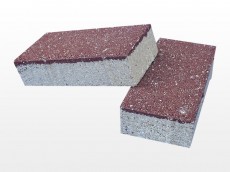 廣東深紅透水磚